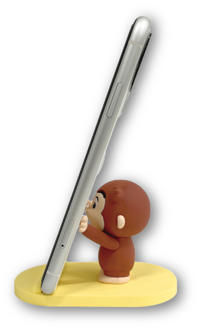 おさるのジョージ　マスコットモバイルスタンド　ジョージ