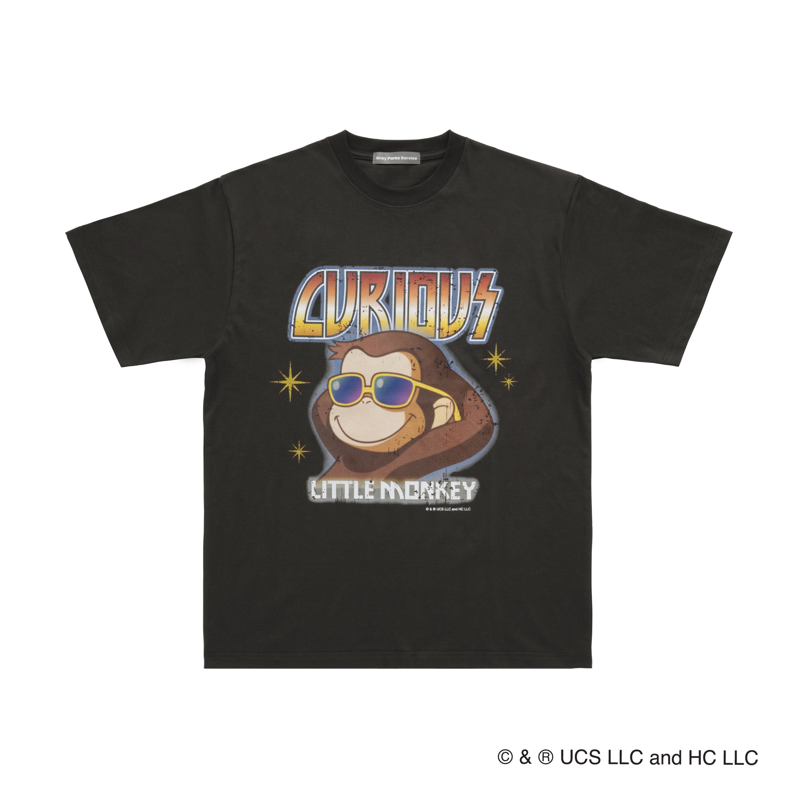 おさるのジョージ ROCKなジョージのTシャツ（M/L/XL）