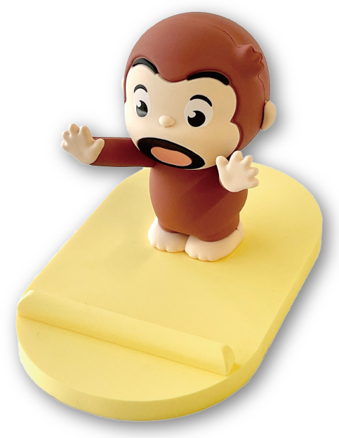 おさるのジョージ　マスコットモバイルスタンド　ジョージ