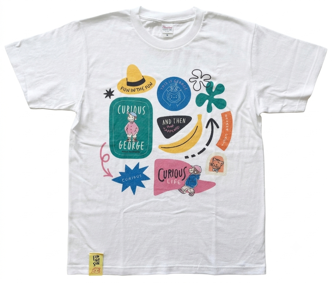 Ｔシャツ 「おさるのジョージ」 Ｙ２Ｋ ＹＥ