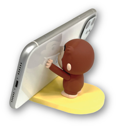 おさるのジョージ　マスコットモバイルスタンド　ジョージ